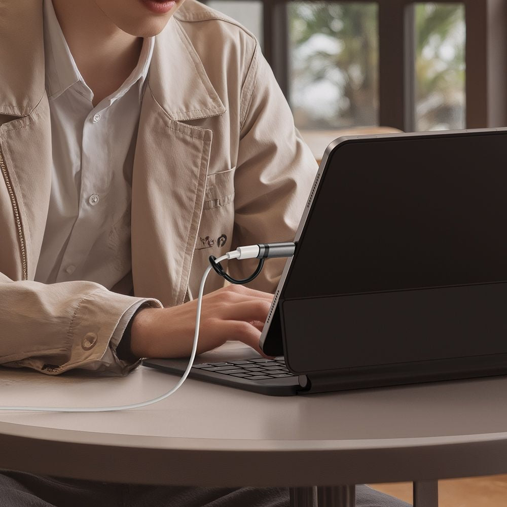 Adattatore Dati e Ricarica Lightning - USB-C McDodo OT-0180 Pigeon Display, Nero