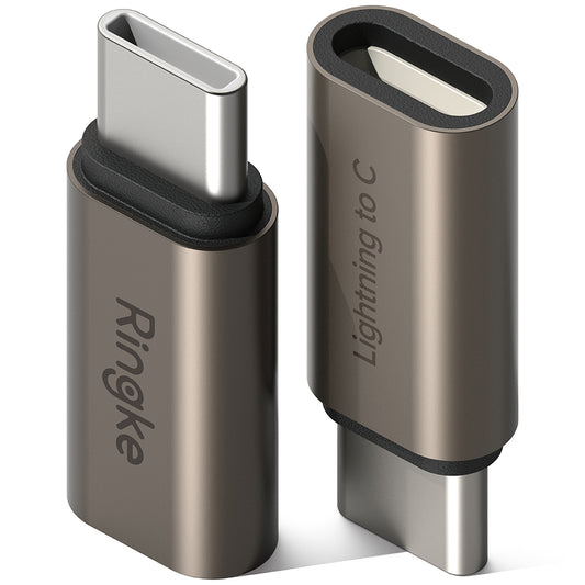 Adattatore Dati e Ricarica Lightning - USB-C Ringke, Marrone, Set 2 pezzi