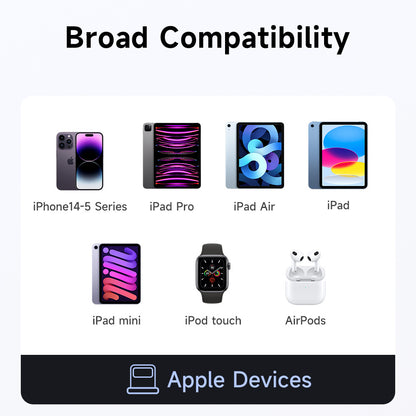 Adattatore Dati e Ricarica USB-C - Lightning McDodo OT-2590 Power Off, Nero