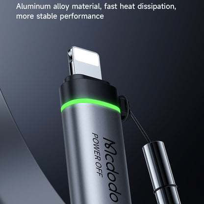 Adattatore Dati e Ricarica USB-C - Lightning McDodo OT-2590 Power Off, Nero