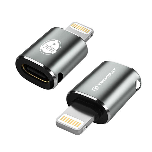Adattatore Dati e Ricarica USB-C - Lightning Techsuit A11 TitanCoreX, Grigio