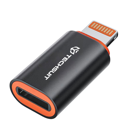 Adattatore Dati e Ricarica USB-C - Lightning Techsuit A3 HyperPort, Nero Arancione