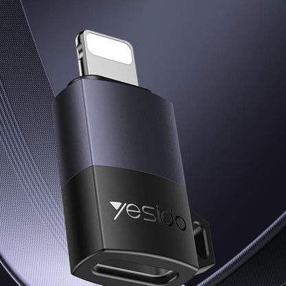 Adattatore Dati e Ricarica USB-C - Lightning Yesido GS27, Grigio