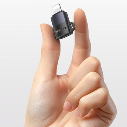 Adattatore Dati e Ricarica USB-C - Lightning Yesido GS27, Grigio