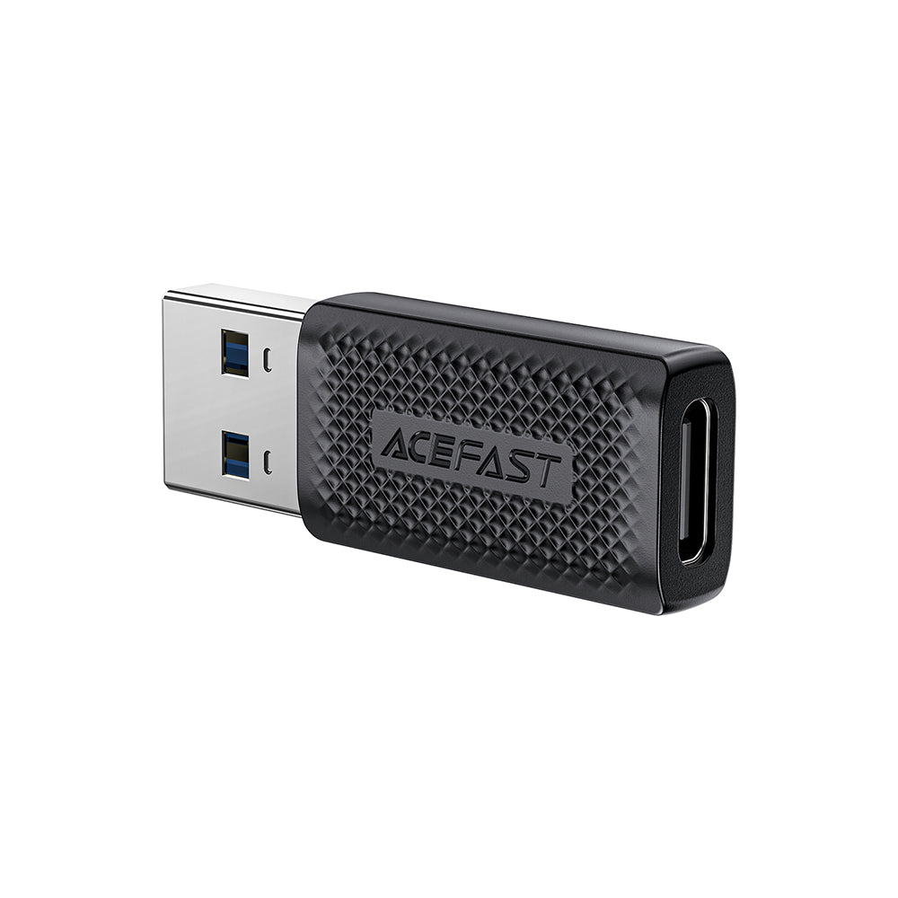 Adattatore Dati e Ricarica USB-C - USB-A Acefast J2, Nero