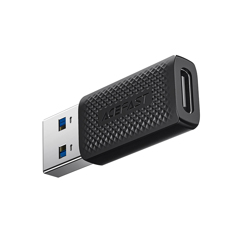 Adattatore Dati e Ricarica USB-C - USB-A Acefast J2, Nero