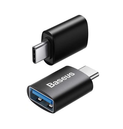 Adattatore USB-C a USB-A OTG di Baseus Ingenuity, nero 