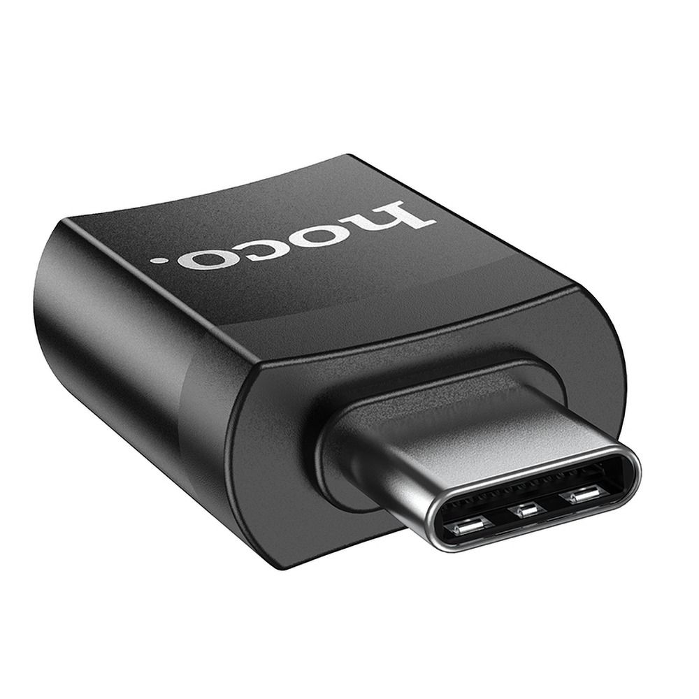 HOCO UA17 Adattatore USB-C a USB-A OTG USB-C, nero 