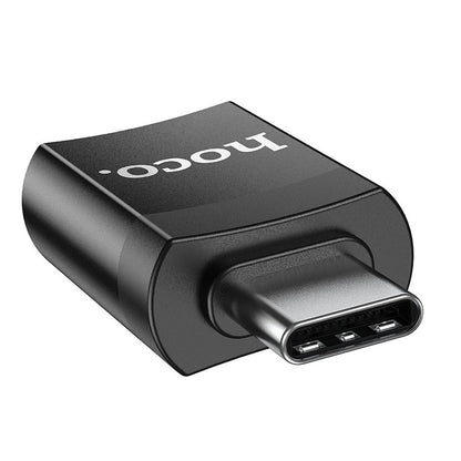 HOCO UA17 Adattatore USB-C a USB-A OTG USB-C, nero 