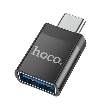 HOCO UA17 Adattatore USB-C a USB-A OTG USB-C, nero 