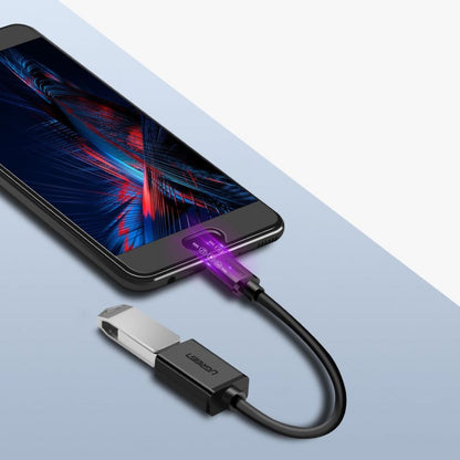 USB-C to USB-A OTG Adapter UGREEN US154, Black 