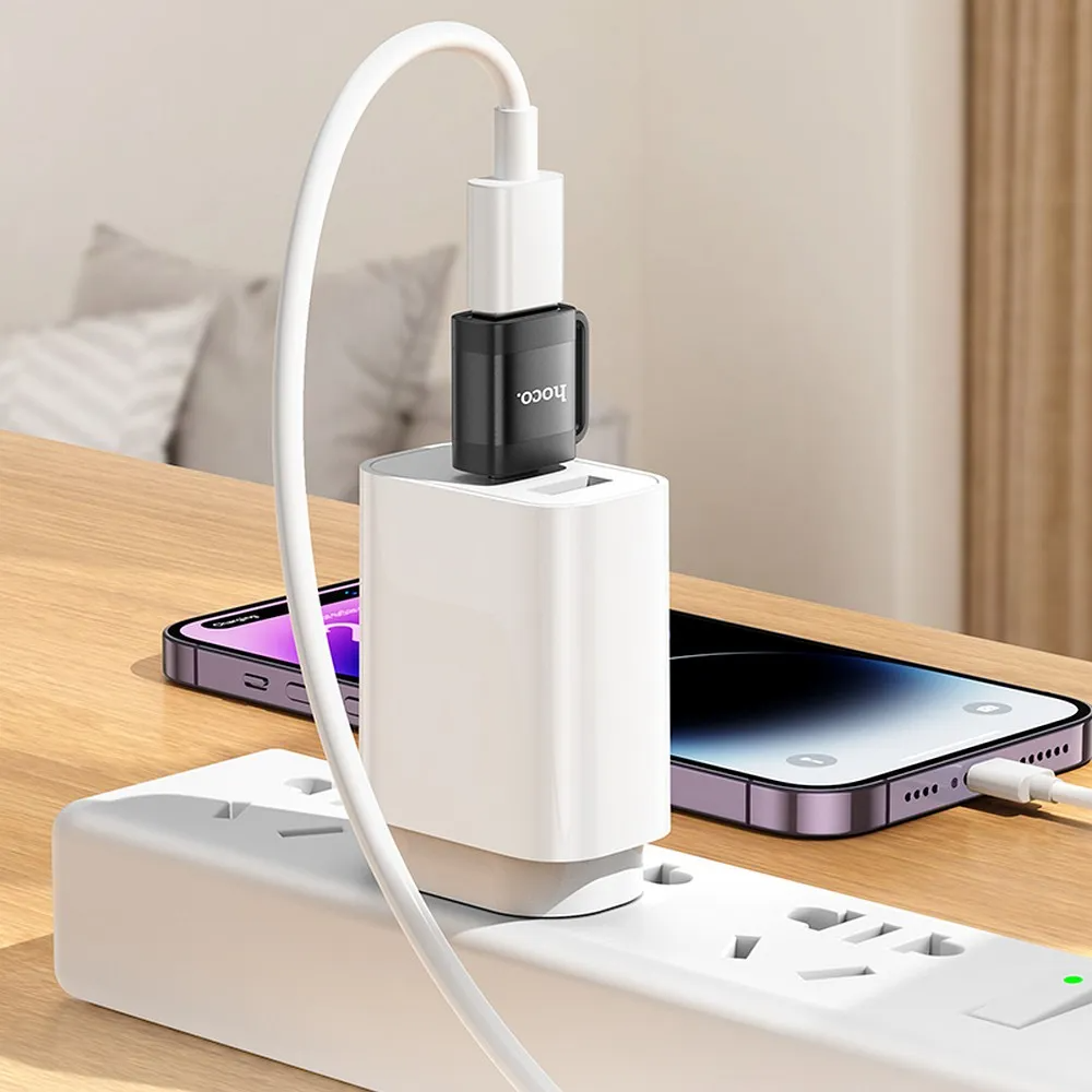 Adattatore OTG USB-C - USB-A HOCO UA31C, Nero