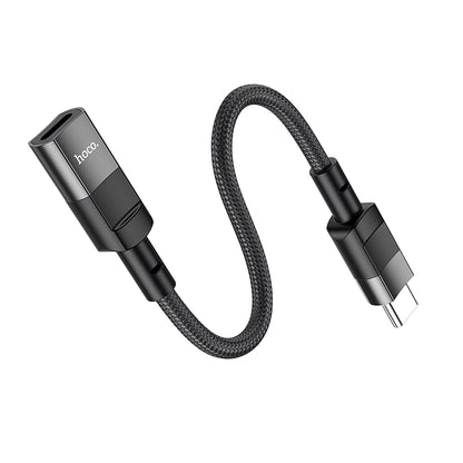 HOCO U107 Adattatore dati e ricarica Lightning - USB-C HOCO U107, 0,1 m, nero 