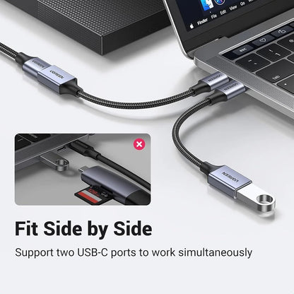 Adattatore OTG USB-C - USB-A UGREEN US378 (70889), Grigio