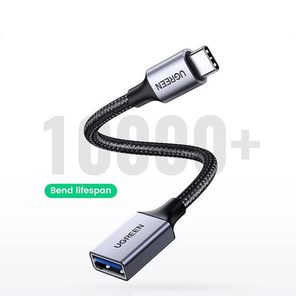 Adattatore OTG USB-C - USB-A UGREEN US378 (70889), Grigio