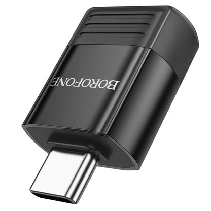 Adattatore OTG USB-C - USB-A Borofone BV18, Nero