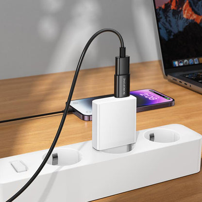 Adattatore OTG USB-C - USB-A Borofone BV26C, Nero