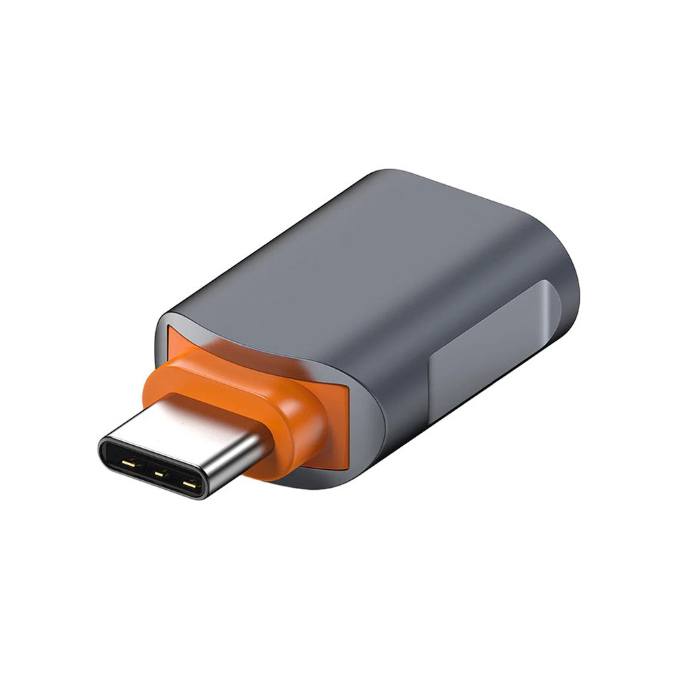 Adattatore OTG USB-C - USB-A Techsuit A9 SlateVolt, Grigio Arancione