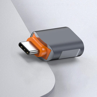 Adattatore OTG USB-C - USB-A Techsuit A9 SlateVolt, Grigio Arancione