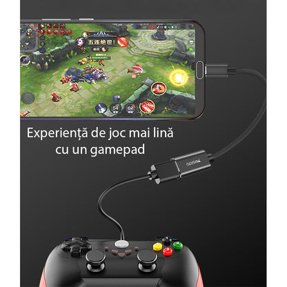 Adattatore OTG USB-C - USB-A Yesido GS01, Nero