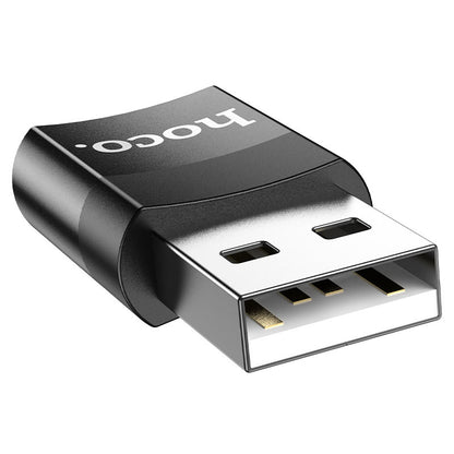 Adattatore dati e ricarica USB-C - USB-A HOCO UA17, nero