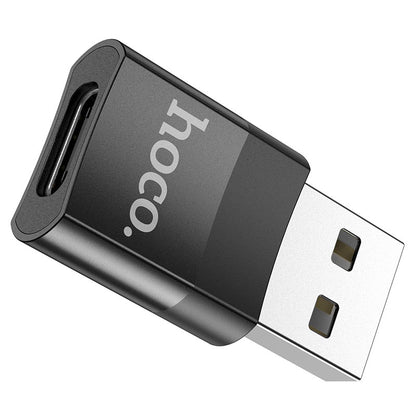 Adattatore dati e ricarica USB-C - USB-A HOCO UA17, nero