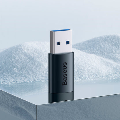 Baseus Ingenuity Adattatore dati e ricarica USB-C - USB-A, blu ZJJQ000103