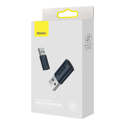 Baseus Ingenuity Adattatore dati e ricarica USB-C - USB-A, blu ZJJQ000103