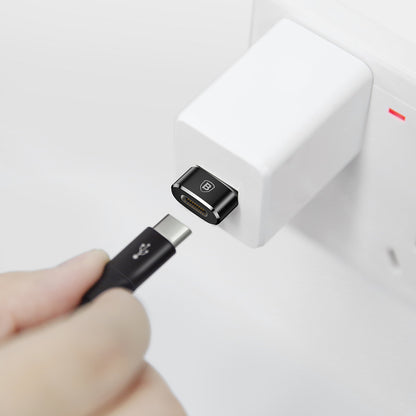 Adattatore di ricarica e dati da USB-C a USB-A Baseus da USB-C a USB-A, nero CAAOTG-01 CAAOTG-01