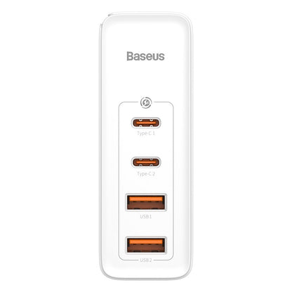 Caricatore di rete Baseus GaN2 Pro, 100W, 3A, 2 x USB-A - 2 x USB-C, bianco CCGAN2P-L02