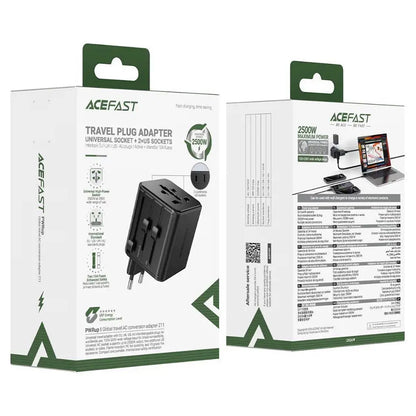 Adattatore di Rete Acefast Z11 Travel, Nero