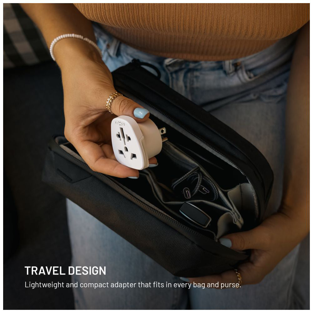 Adattatore Rete Fixed EU / UK / USA - US, Bianco