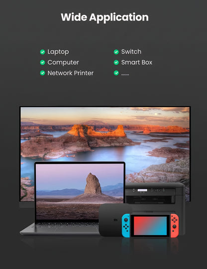 Scheda di Rete UGREEN CM209, RJ45, USB, Grigio