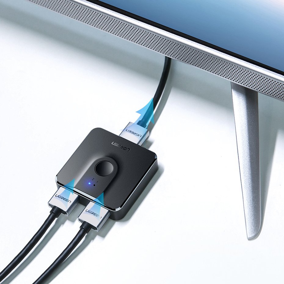 Switch Video HDMI UGREEN CM217, Nero