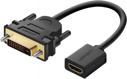 Adattatore Video UGREEN 20118, HDMI - DVI, 1080P, Nero