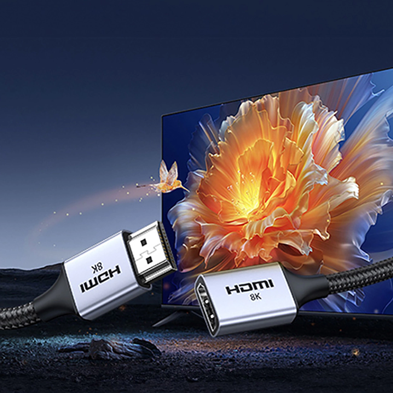 Adattatore Video UGREEN HD165, HDMI - HDMI, 8K, Grigio
