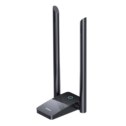 Adattatore wireless FastJoy di Baseus, doppia banda, Wi-Fi 6, 1300 Mbps, nero B01317600111-05 