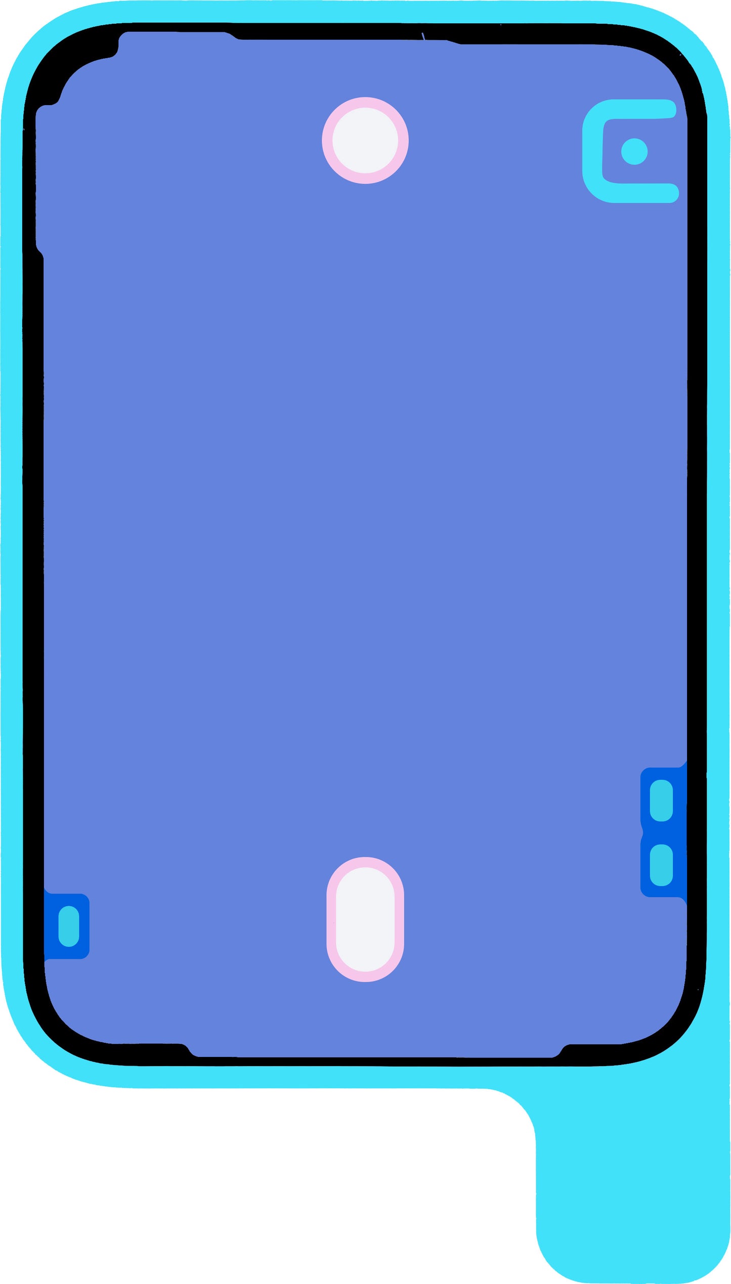 Adesivo Coperchio Batteria Apple iPhone 17 Pro, Service Pack 923-12849