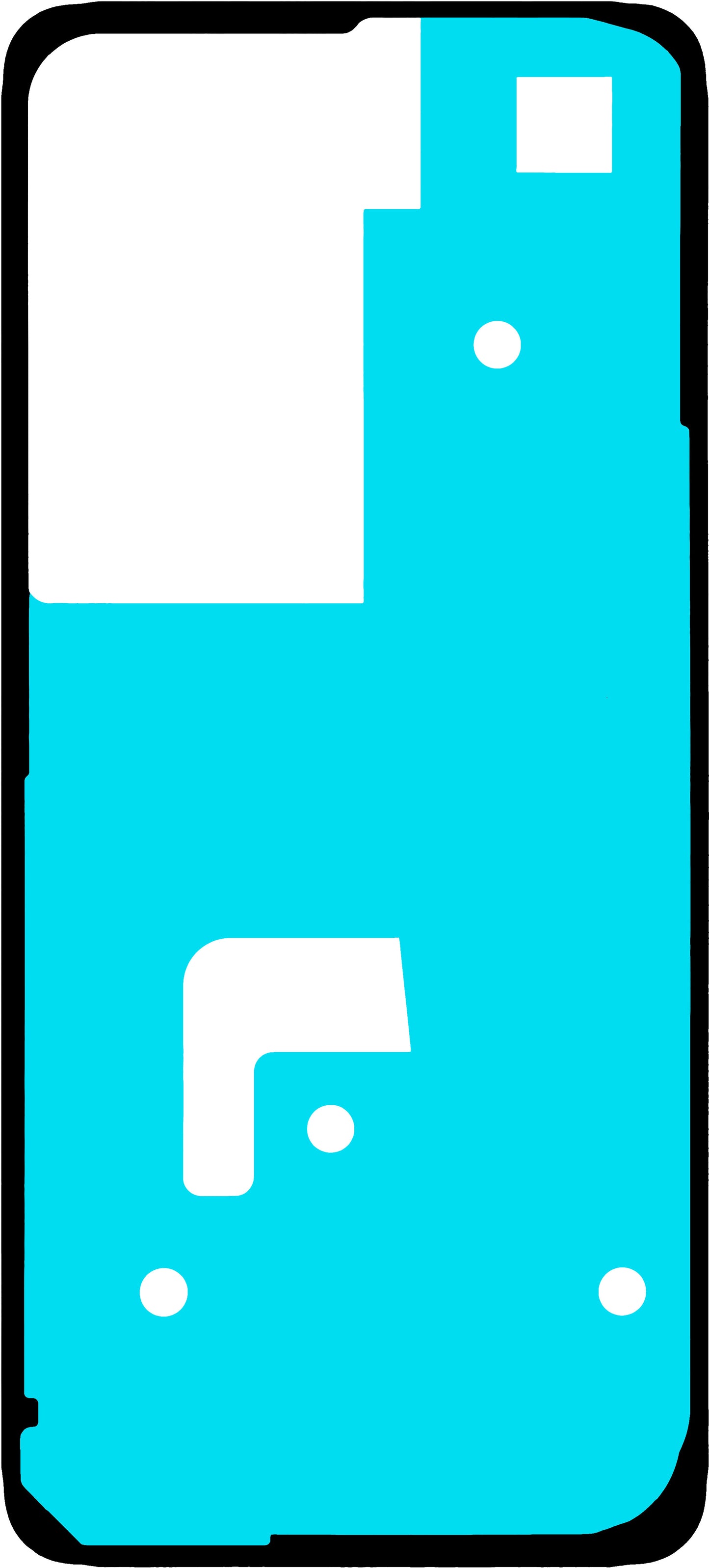 Adesivo Coperchio Batteria Realme 14x, Service Pack 612714001472