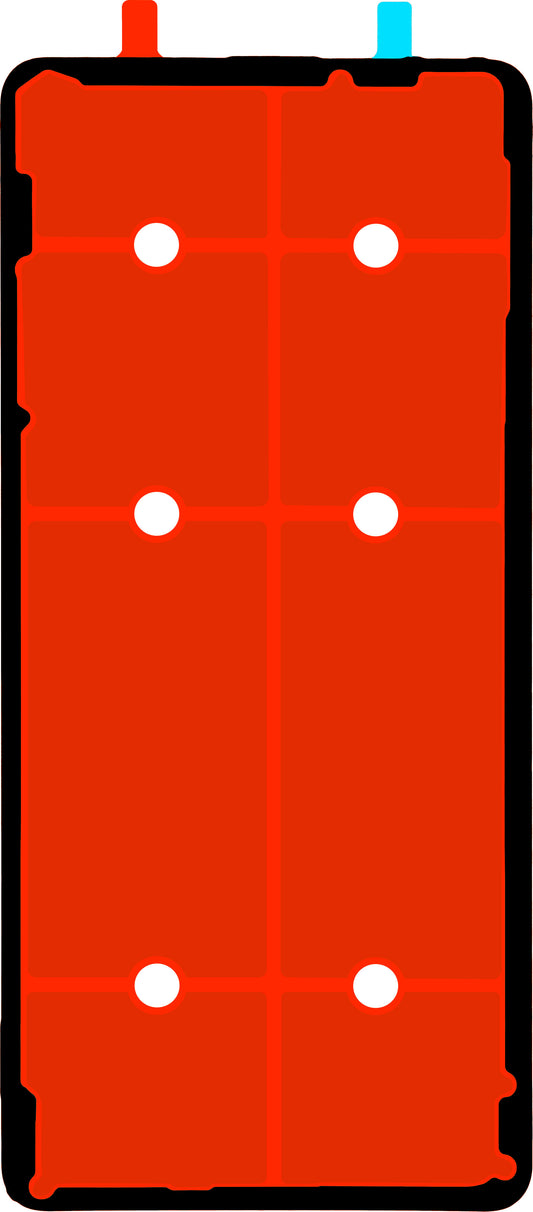 Adesivo Coperchio Batteria Realme GT 6, Service Pack 612717000253