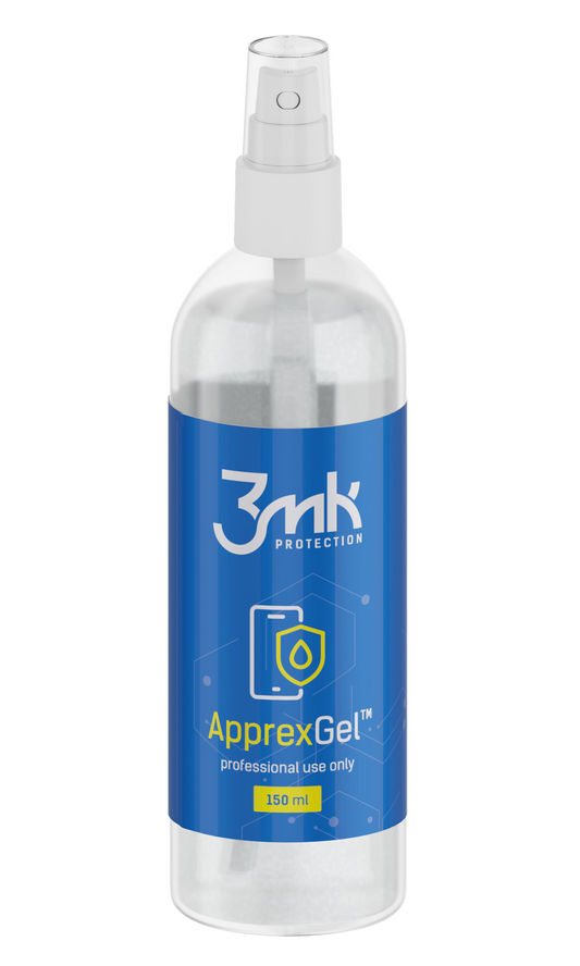 Soluzione Gel 3MK ApprexGel per l’applicazione di pellicole protettive in plastica/silicone, 150 ml