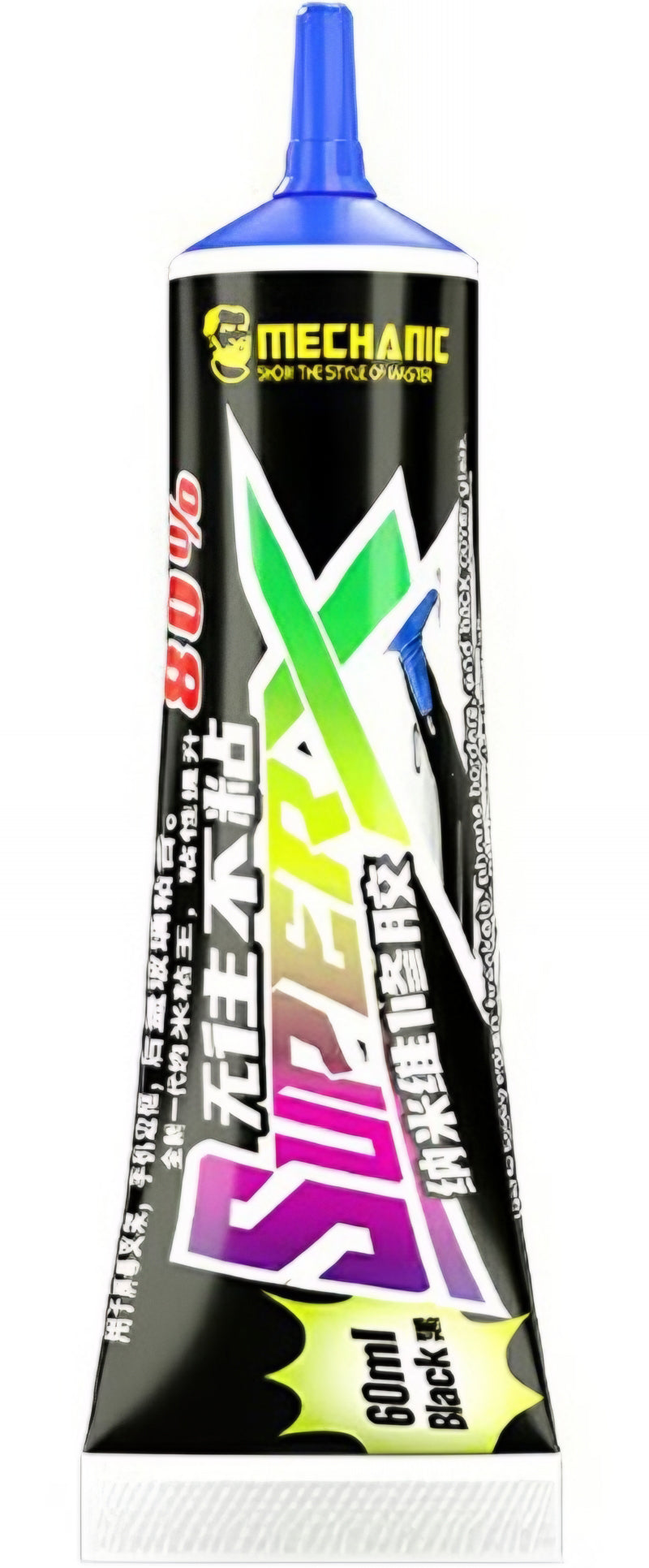 Colla Liquida Mechanic Super X, 60ml, Nero