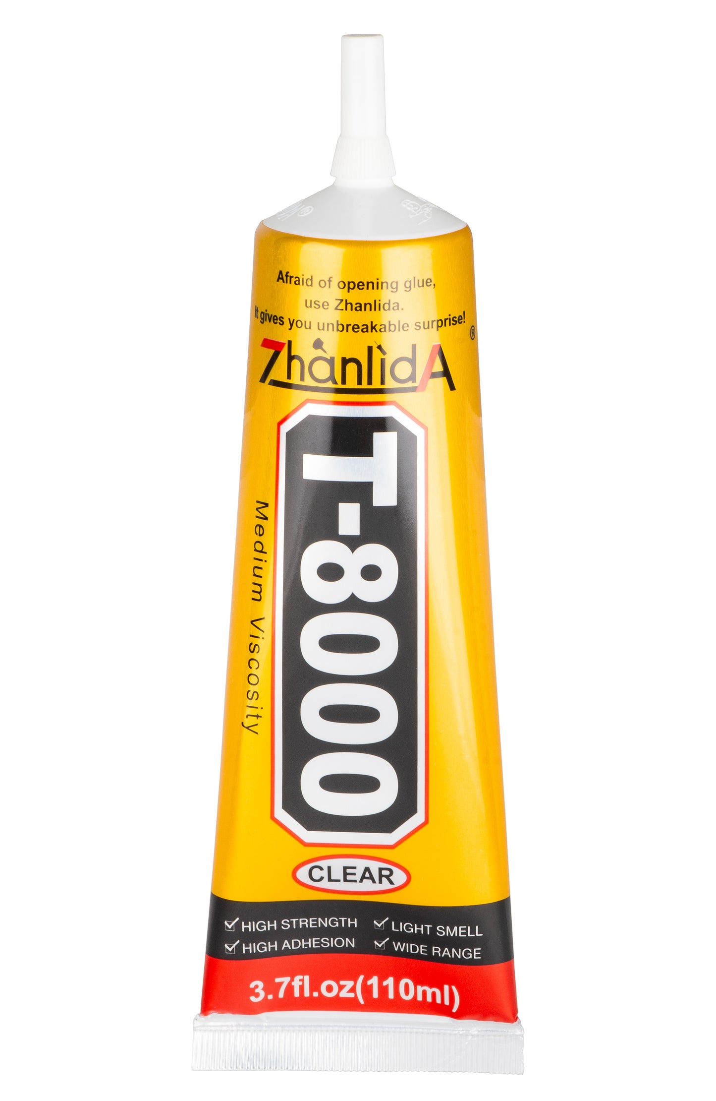 Colla Liquida Zhanlida T-8000, 110ml, Trasparente