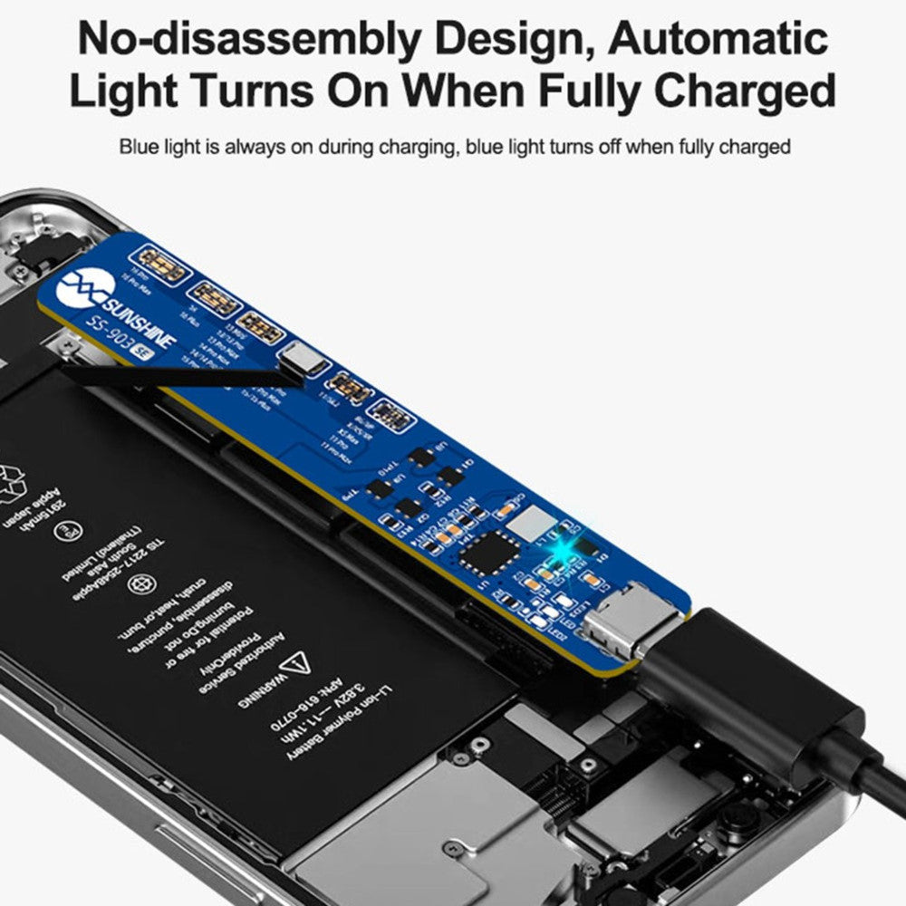 Sunshine SS-903 SE Power Supply Board for Apple iPhone 8 - 16 Series