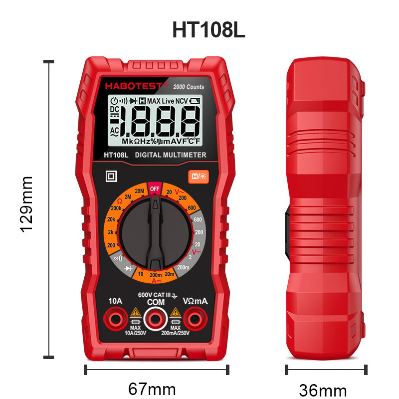 Habotest digitale HT108L Misuratore di Habotest digitale 