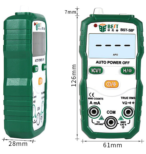 Il miglior multimetro digitale BST-58F