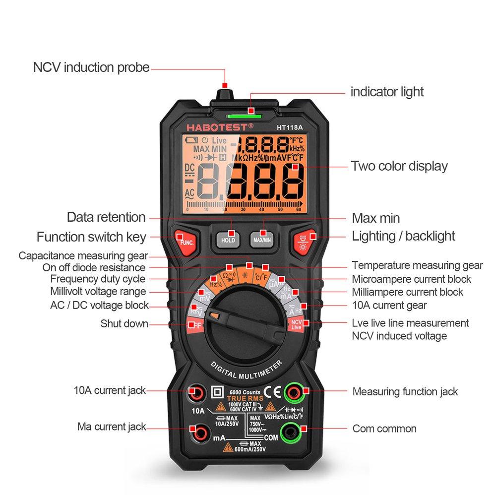 Habotest HT118A Digital Measuring Device