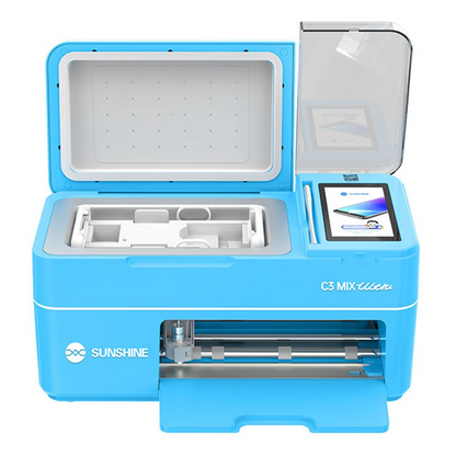 Dispositivo di Laminazione UV a Vuoto Sunshine C3 Mix Ultra per applicazione Pellicole Protettive UV / Idrogel, 2in1
