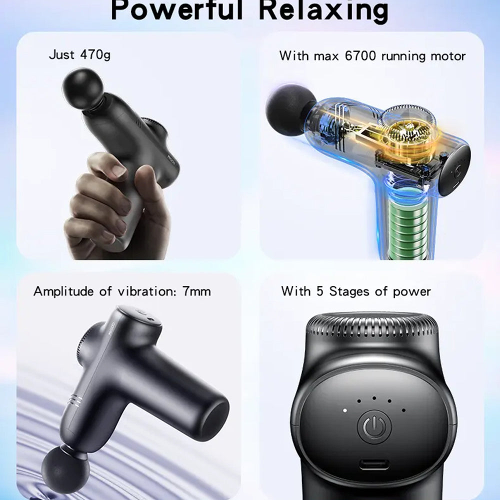 Apparecchio Massaggio Yesido MG01, Nero