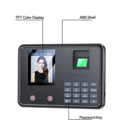 Dispositivo di Timbratura Biometrico Yesido KM30, Nero